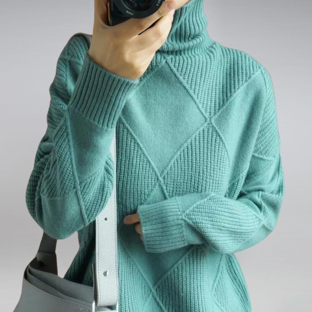 Chloe - Gemütlicher Winterstrickpullover