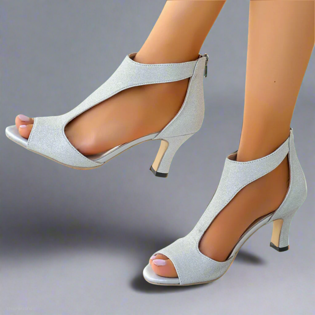 Heidrun | Elegante und bequeme Sandalen mit Absatz