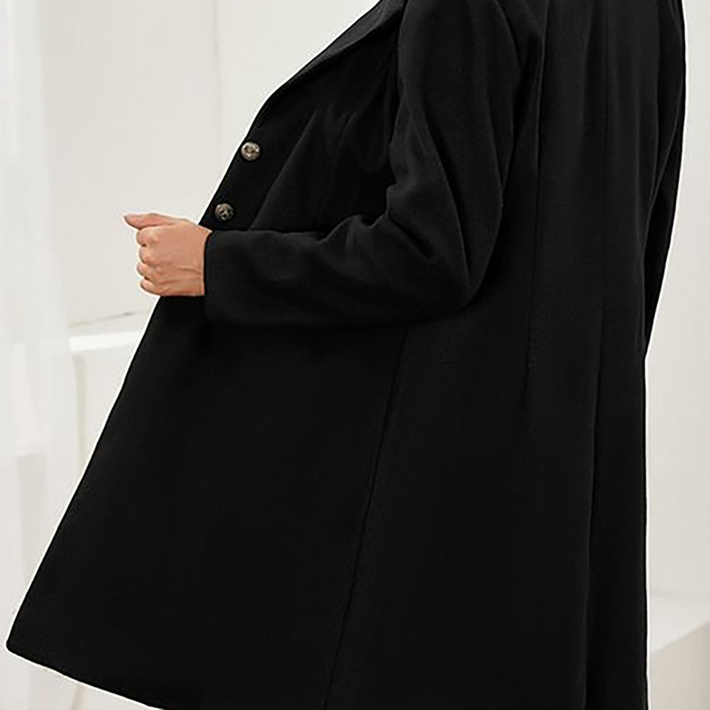 Taillierte Damenjacke aus hochwertiger italienischer Wolle mit Seitentaschen | Ideal für Herbst und Winter
