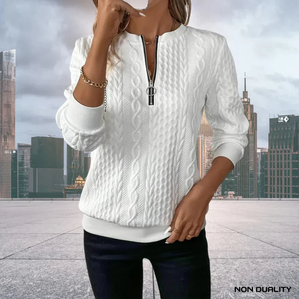 Non-Dualität Zip-Up Sweatshirt