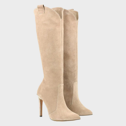 Luna – Moderne kniehohe Stiefel