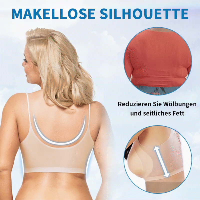 Nahtloser & ultradünner Sommer-Komfort-BH aus Eisseide in Übergröße