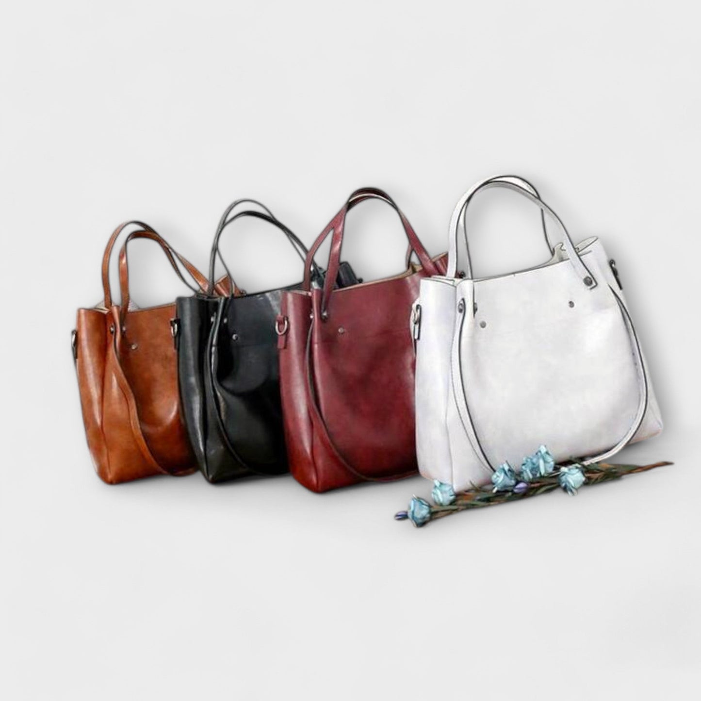 Nora. - 4-teiliges Vintage-Taschen-Set