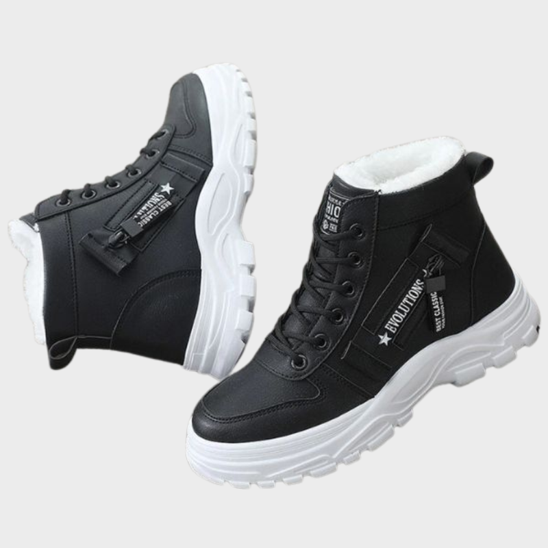 Lexi – Chunky High-Top-Stiefel mit Reißverschluss