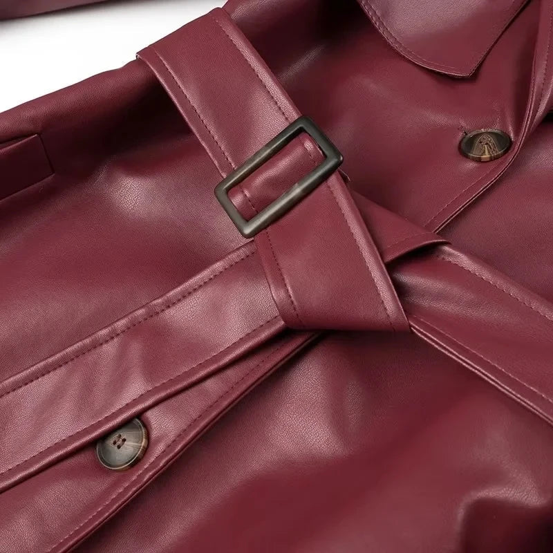 Lange Damenjacke mit Schnürdetails | Ideal für Frühling & Sommer