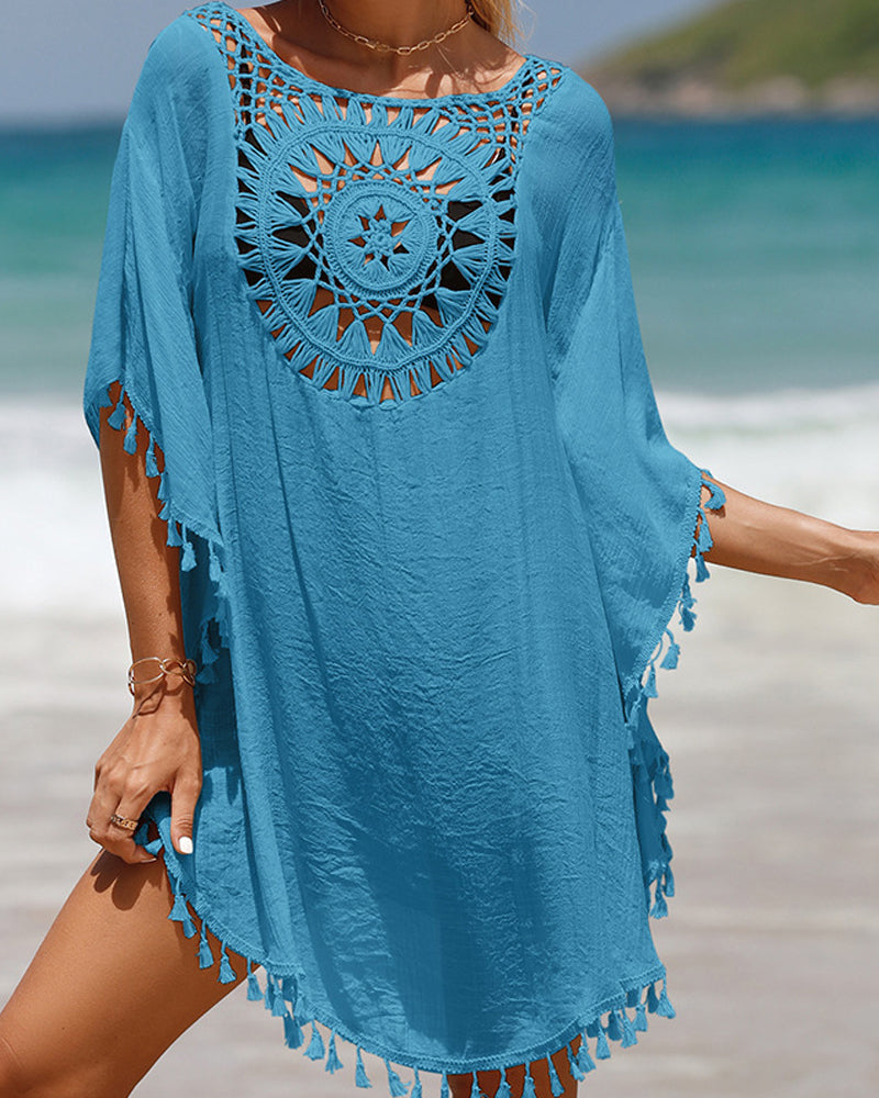 Beach Blanket with Tassels