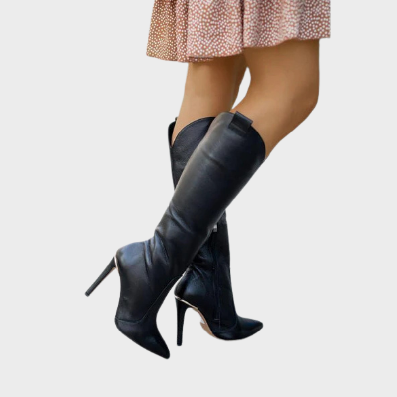 Luna – Moderne kniehohe Stiefel