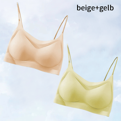 Nahtloser & ultradünner Sommer-Komfort-BH aus Eisseide in Übergröße