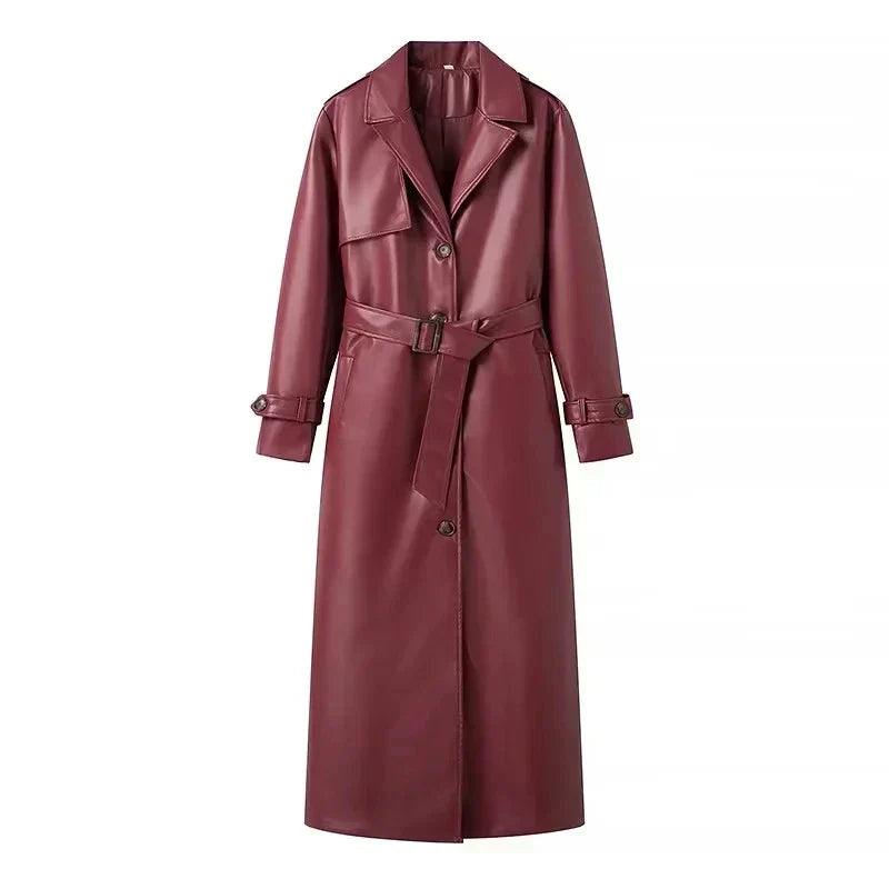 Lange Damenjacke mit Schnürdetails | Ideal für Frühling & Sommer