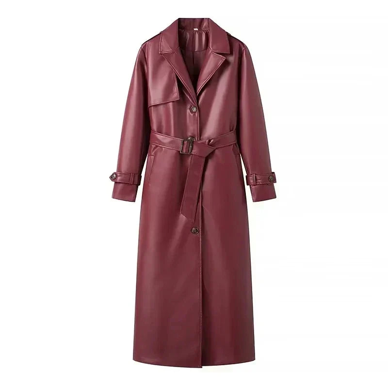 Lange Damenjacke mit Schnürdetails | Ideal für Frühling & Sommer