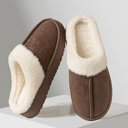 Damen Winter Fleece-Hausschuhe