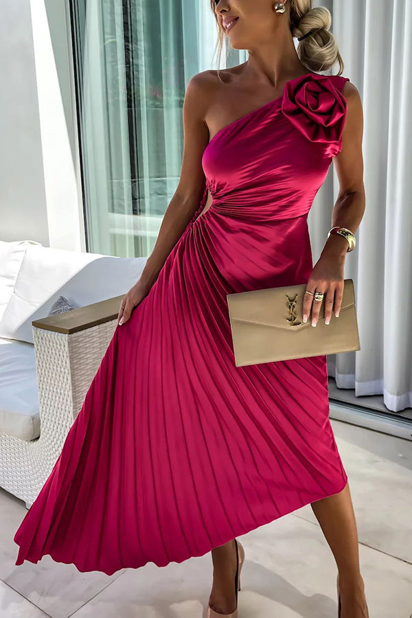 Lizbeth - Kleid mit floralen Schultern