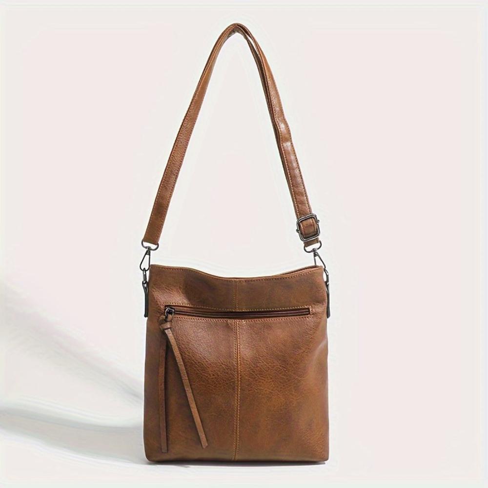 Lina - Vintage Umhängetasche mit Schachbrettmuster