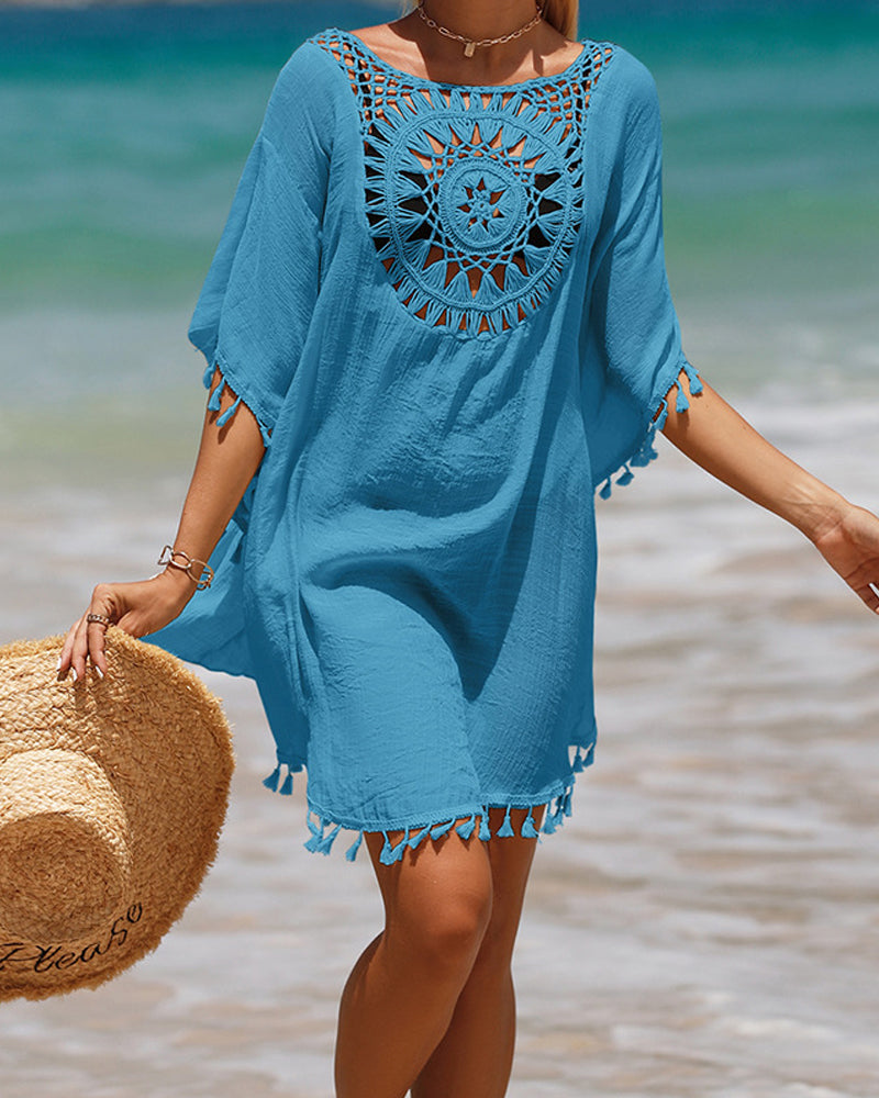 Beach Blanket with Tassels