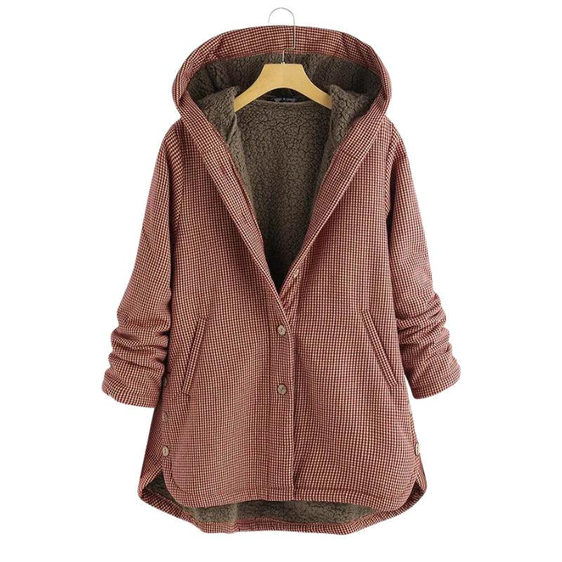 Eleganter Kapuzenpulli für Damen | Vlies