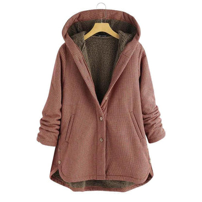 Eleganter Kapuzenpulli für Damen | Vlies