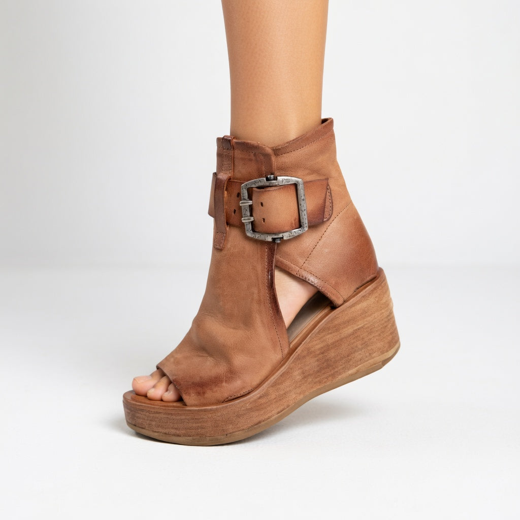 Orélisse™ - Offene Keil-Stiefeletten im modernen Stil