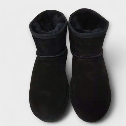 Echte Leder Ankle Snow Boots