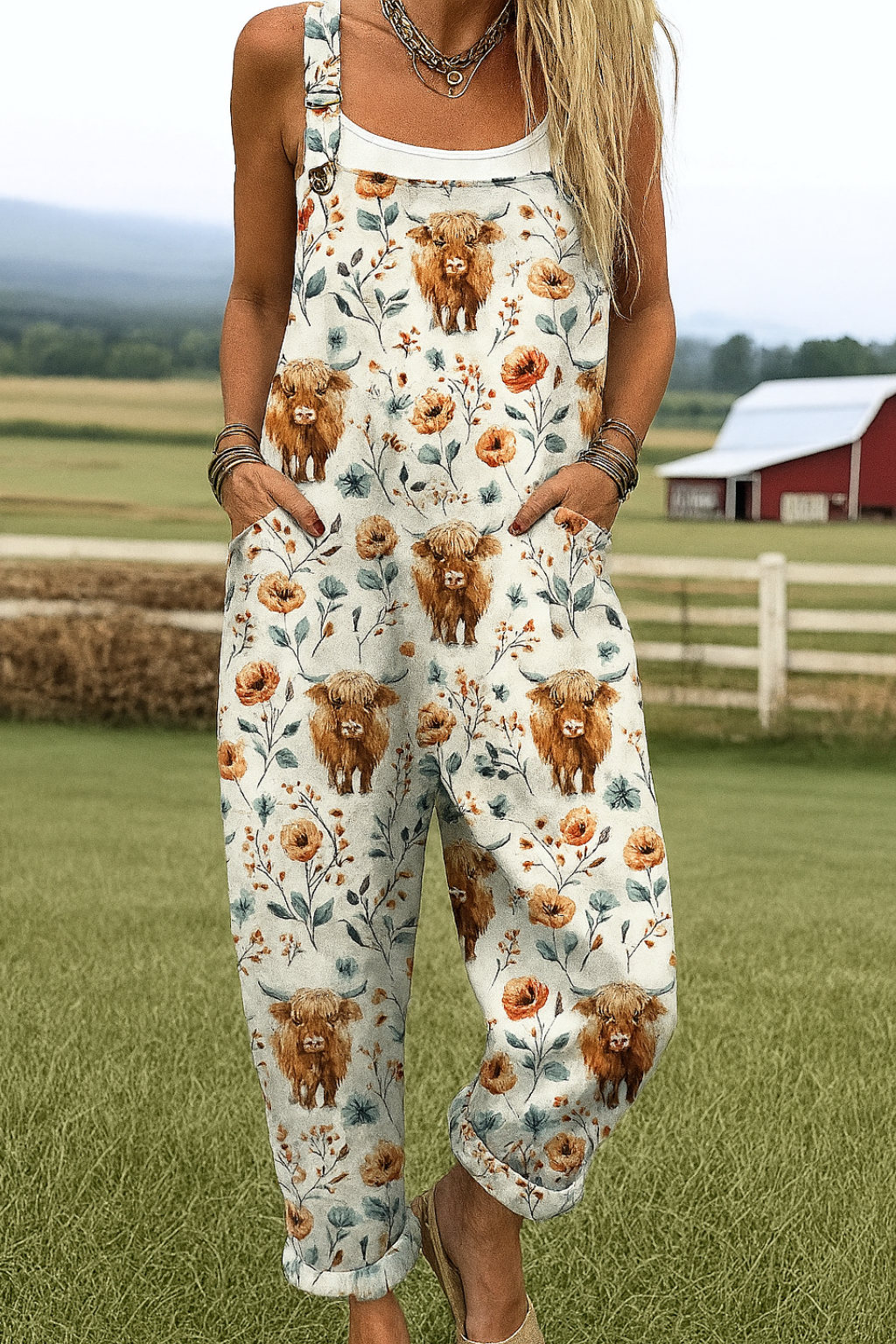 Melany™ | Künstlerischer Latzhose