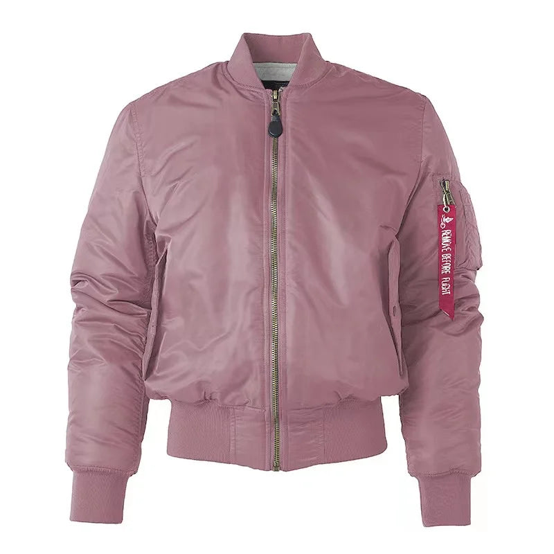 Leichte Sommerbomberjacke mit Reißverschluss und atmungsaktivem Innenfutter für warme Tage | Ideal für Sommer/Frühjahr
