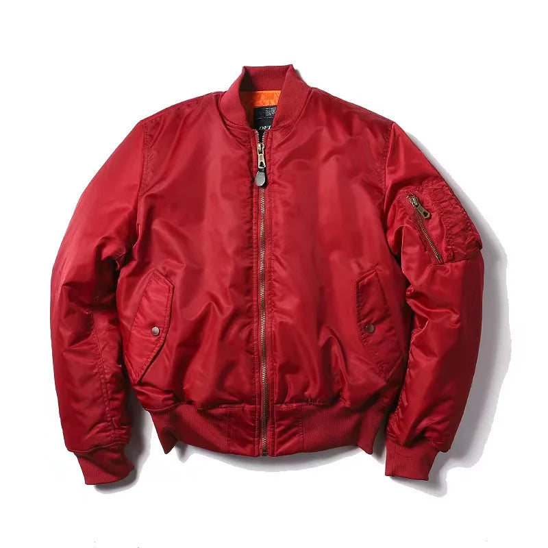 Leichte Sommerbomberjacke mit Reißverschluss und atmungsaktivem Innenfutter für warme Tage | Ideal für Sommer/Frühjahr