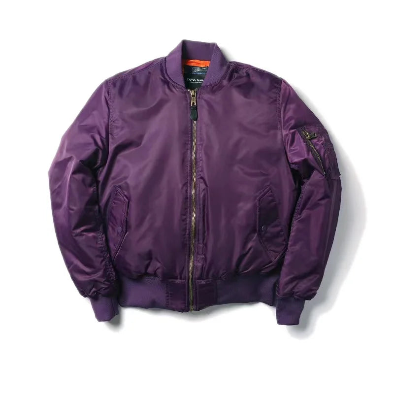 Leichte Sommerbomberjacke mit Reißverschluss und atmungsaktivem Innenfutter für warme Tage | Ideal für Sommer/Frühjahr