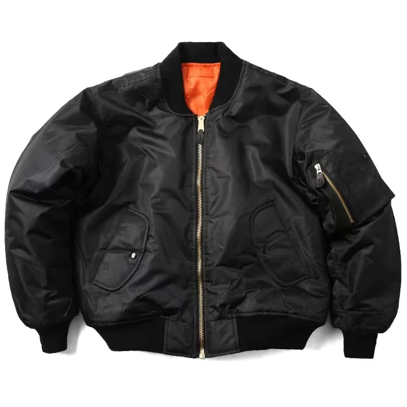 Leichte Sommerbomberjacke mit Reißverschluss und atmungsaktivem Innenfutter für warme Tage | Ideal für Sommer/Frühjahr