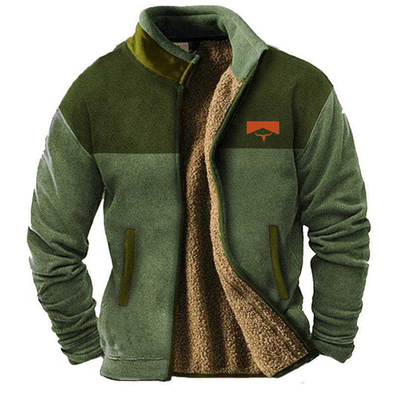 Vintage Jacke mit Reißverschluss