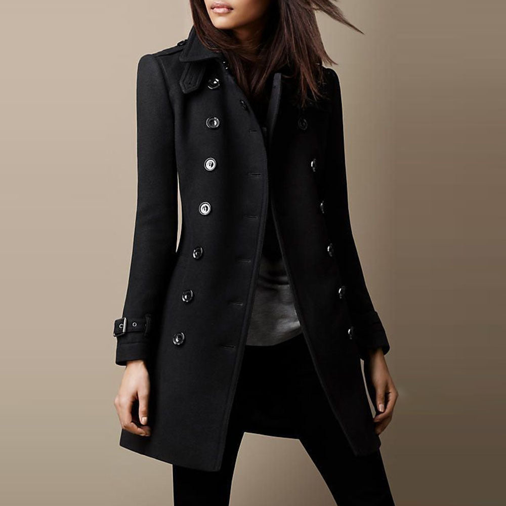 Tweedjacke Damen mit Taillierter Passform, Elegante Übergangsjacke mit Knopfverschluss | Ideal für Herbst