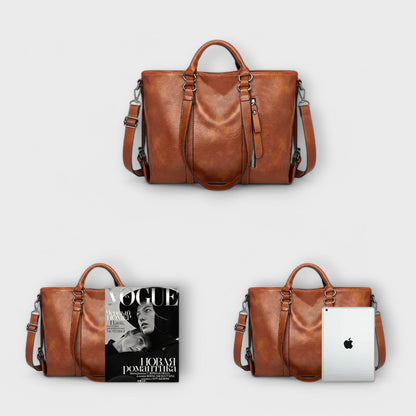 Nora. - Große Lederhandtasche