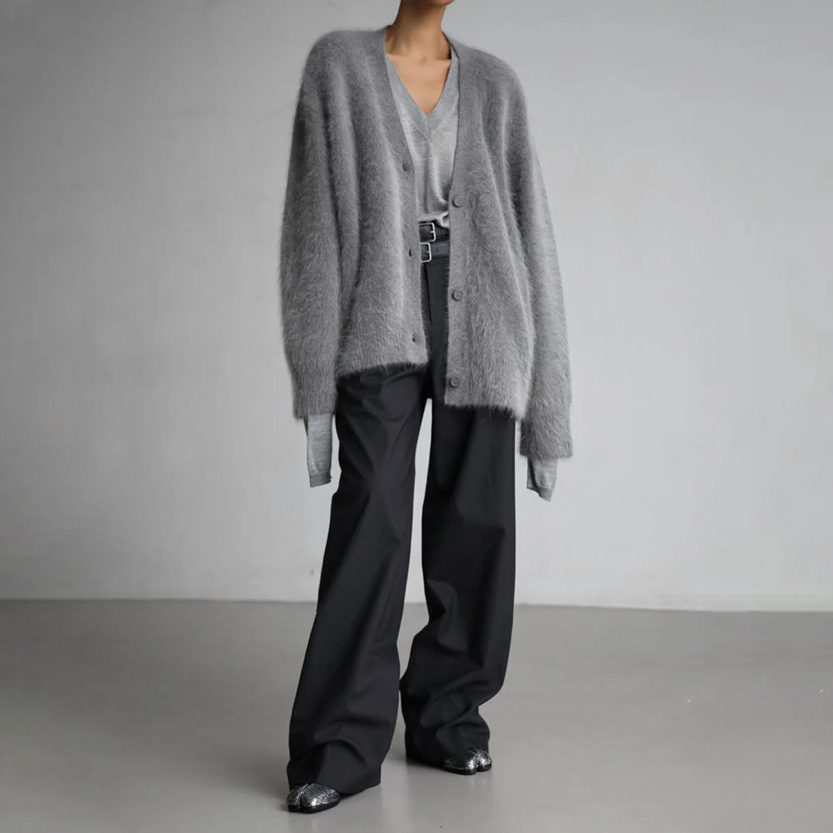 Damen Strickjacke Lockere Passform Klassischer Schnitt Für Kühle Tage