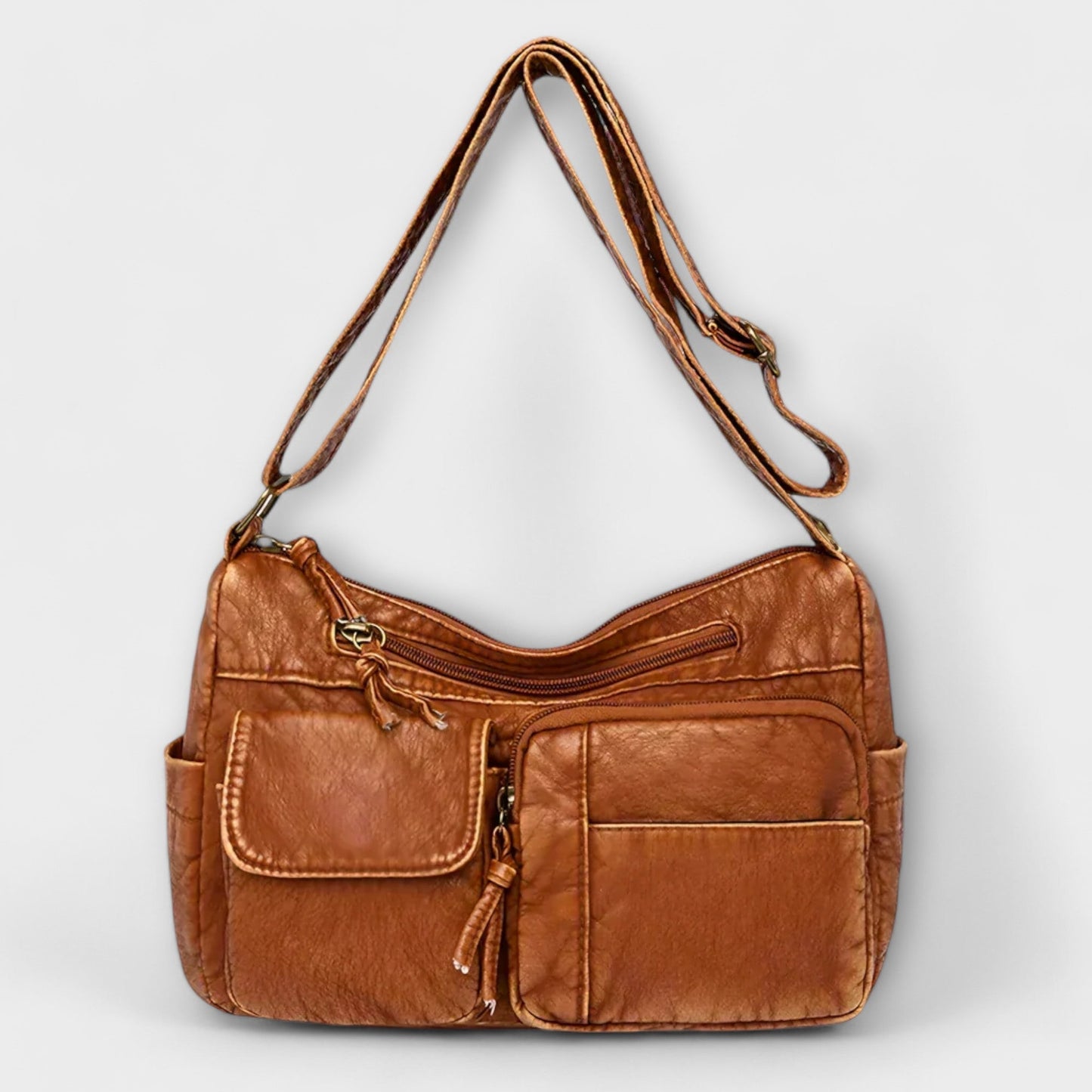Nora. - Alte Schule Leder Tasche