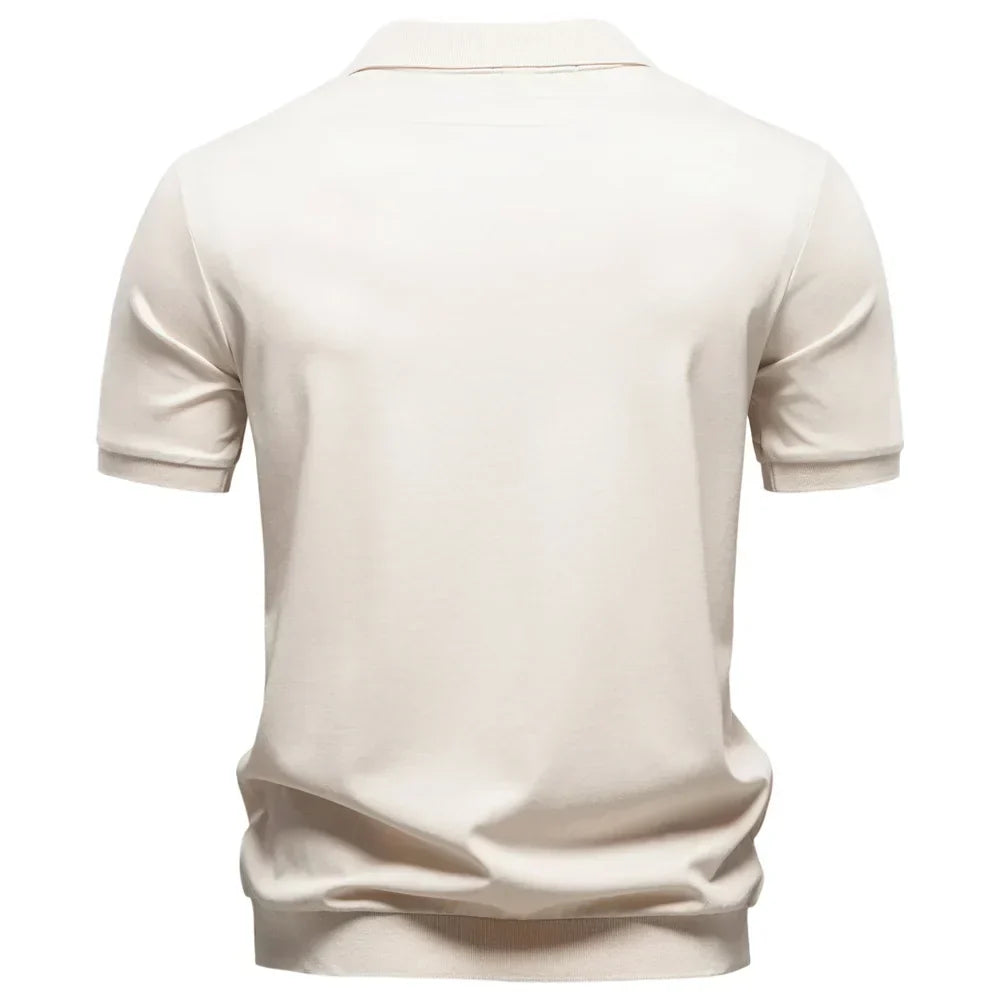 FRANK™ | ATMUNGSAKTIVES POLOSHIRT MIT V-AUSSCHNITT