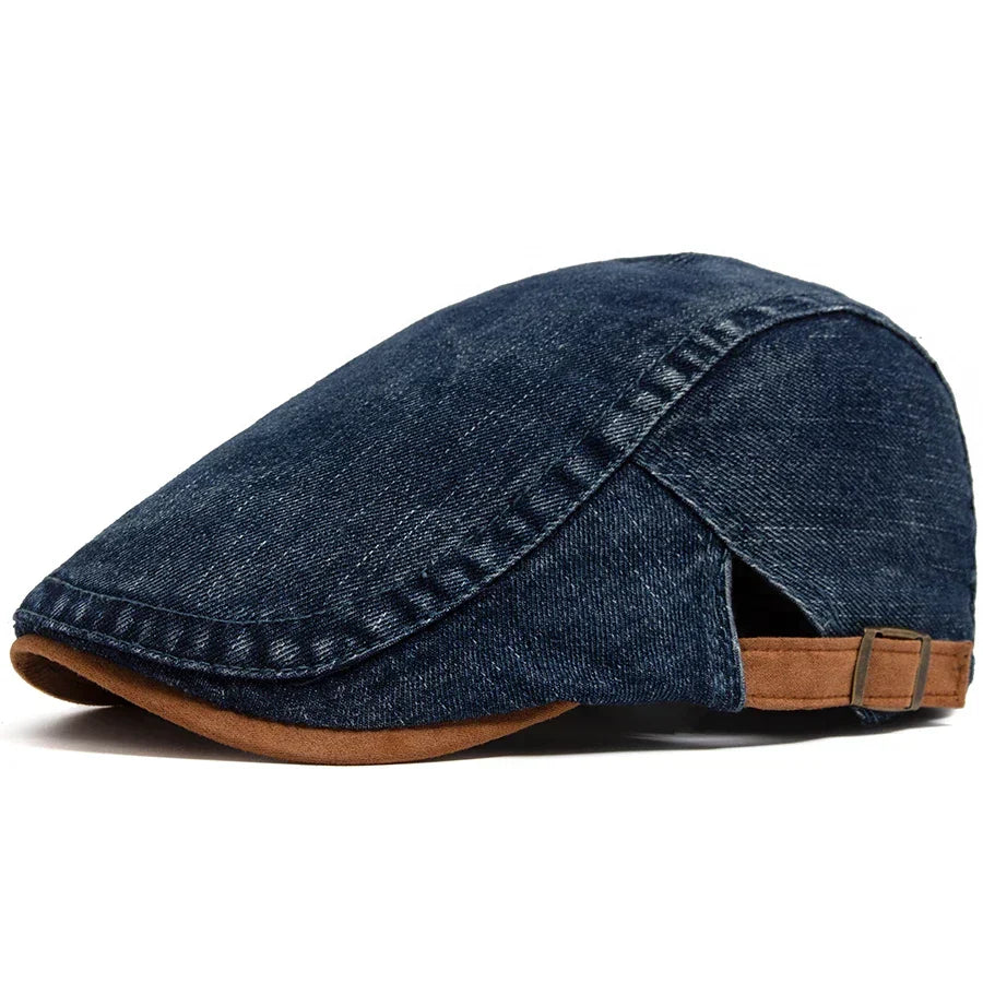 Vieceli™ | Premium Denim Flat Cap – Zeitloser Stil & täglicher Komfort