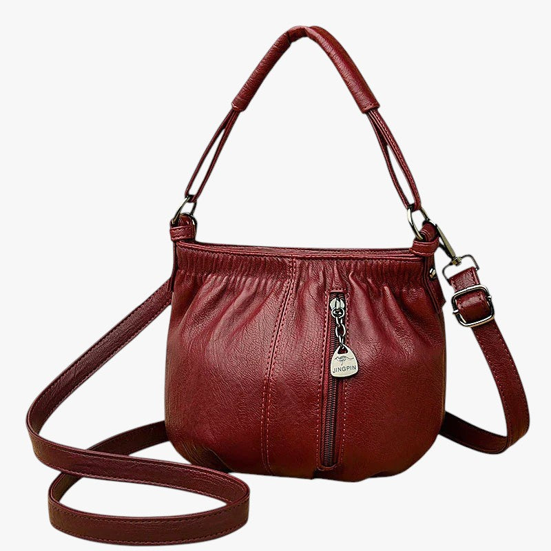 Nora. – Stilvolle Schultertasche mit mehreren Fächern