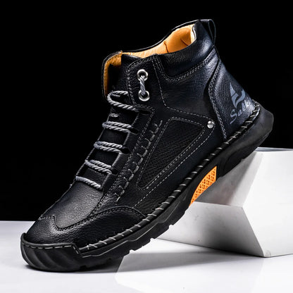 St. Moritz Leder High Top Schuhe