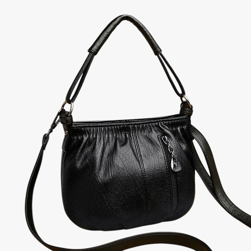 Nora. – Stilvolle Schultertasche mit mehreren Fächern