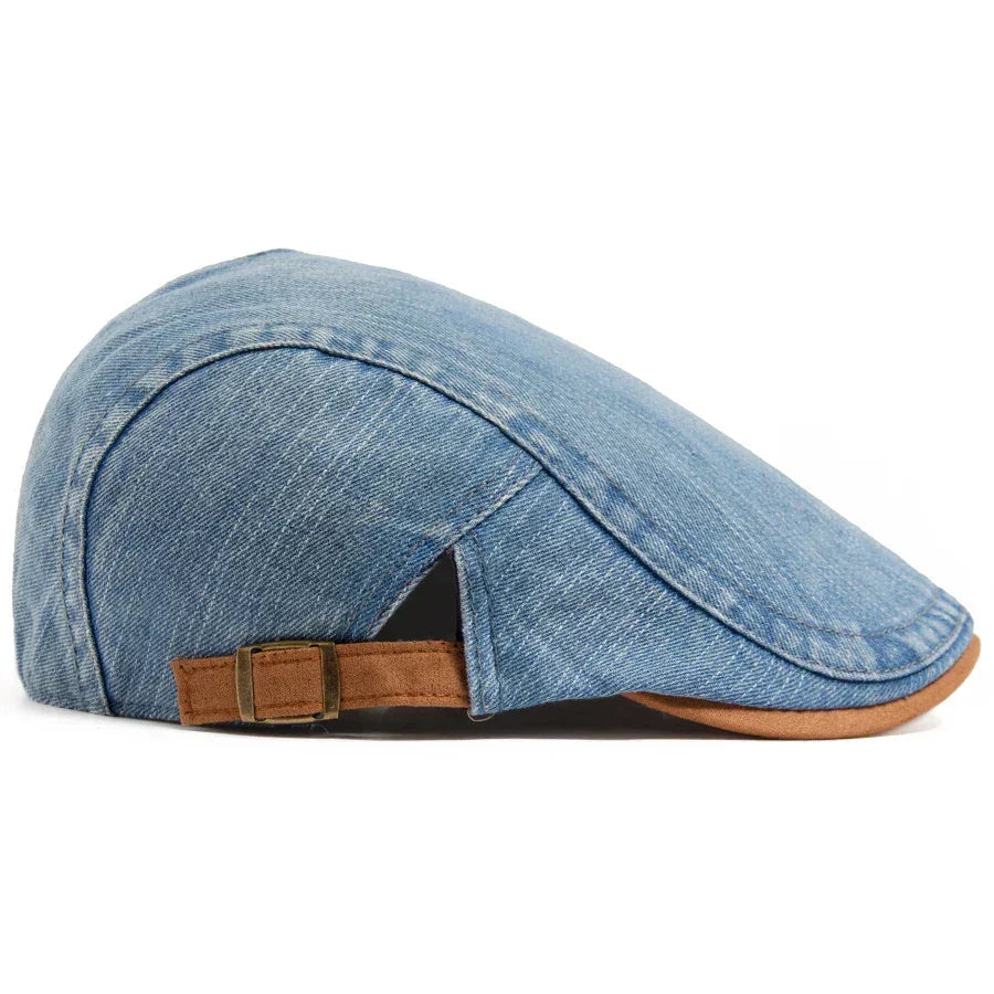 Vieceli™ | Premium Denim Flat Cap – Zeitloser Stil & täglicher Komfort