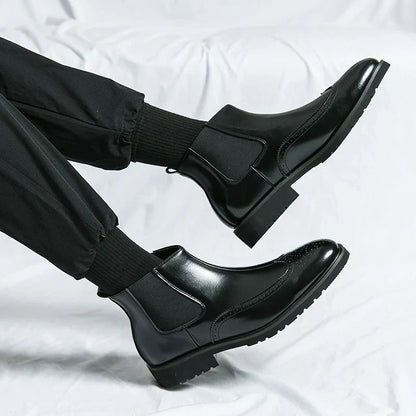 Dwight | Kunstläder Chelsea-Stiefel