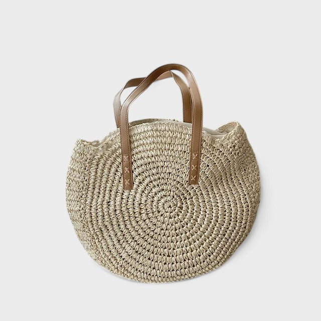 Nora. – Handgewebte Strandtasche