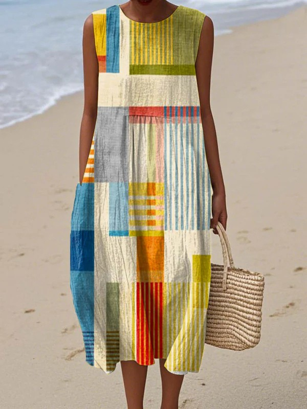 Elara - Alltags-Midi-Kleid