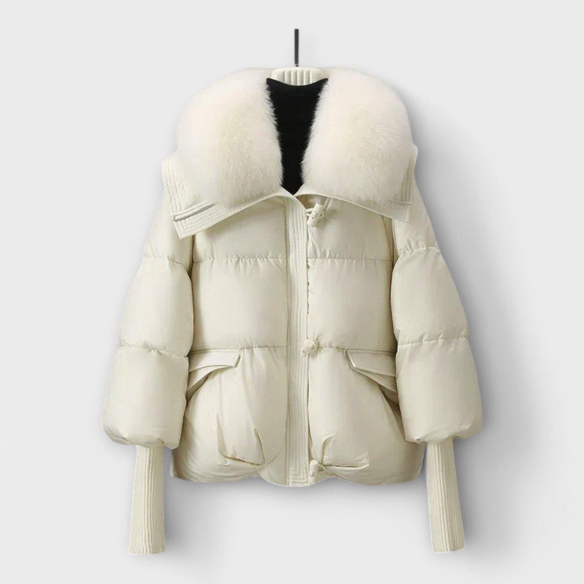 Lucyna - Elegante Jacke mit Pelz