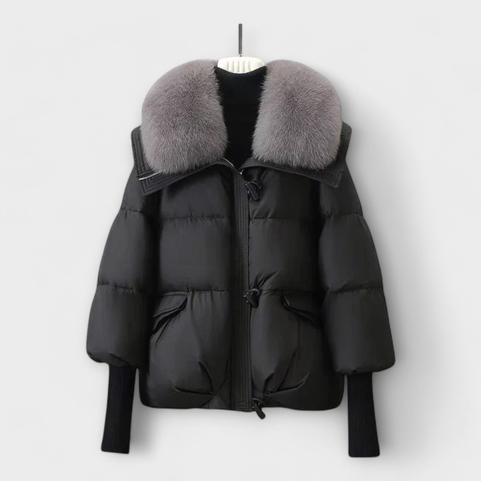 Lucyna - Elegante Jacke mit Pelz