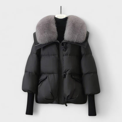 Lucyna - Elegante Jacke mit Pelz