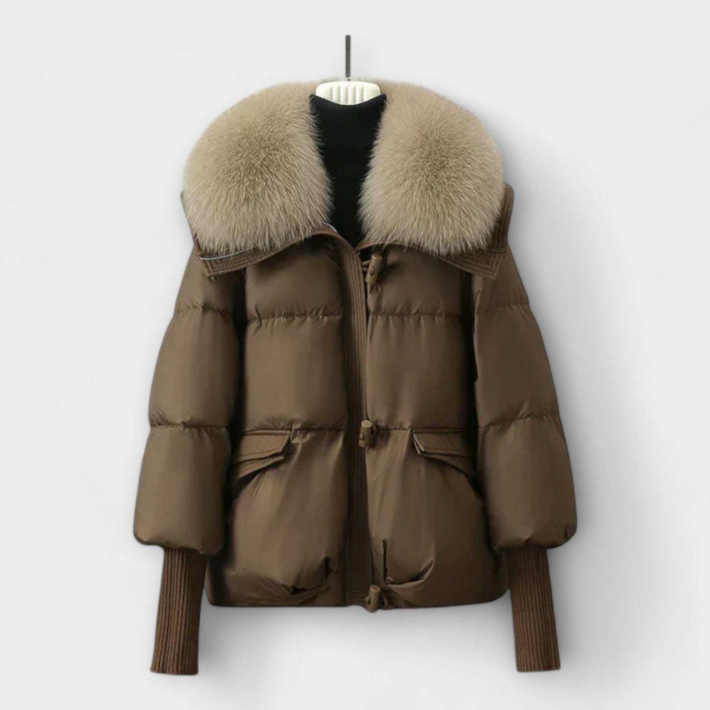 Lucyna - Elegante Jacke mit Pelz
