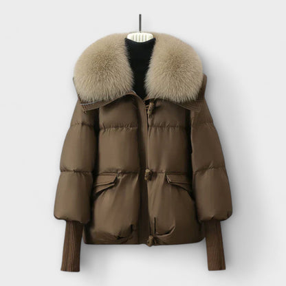 Lucyna - Elegante Jacke mit Pelz