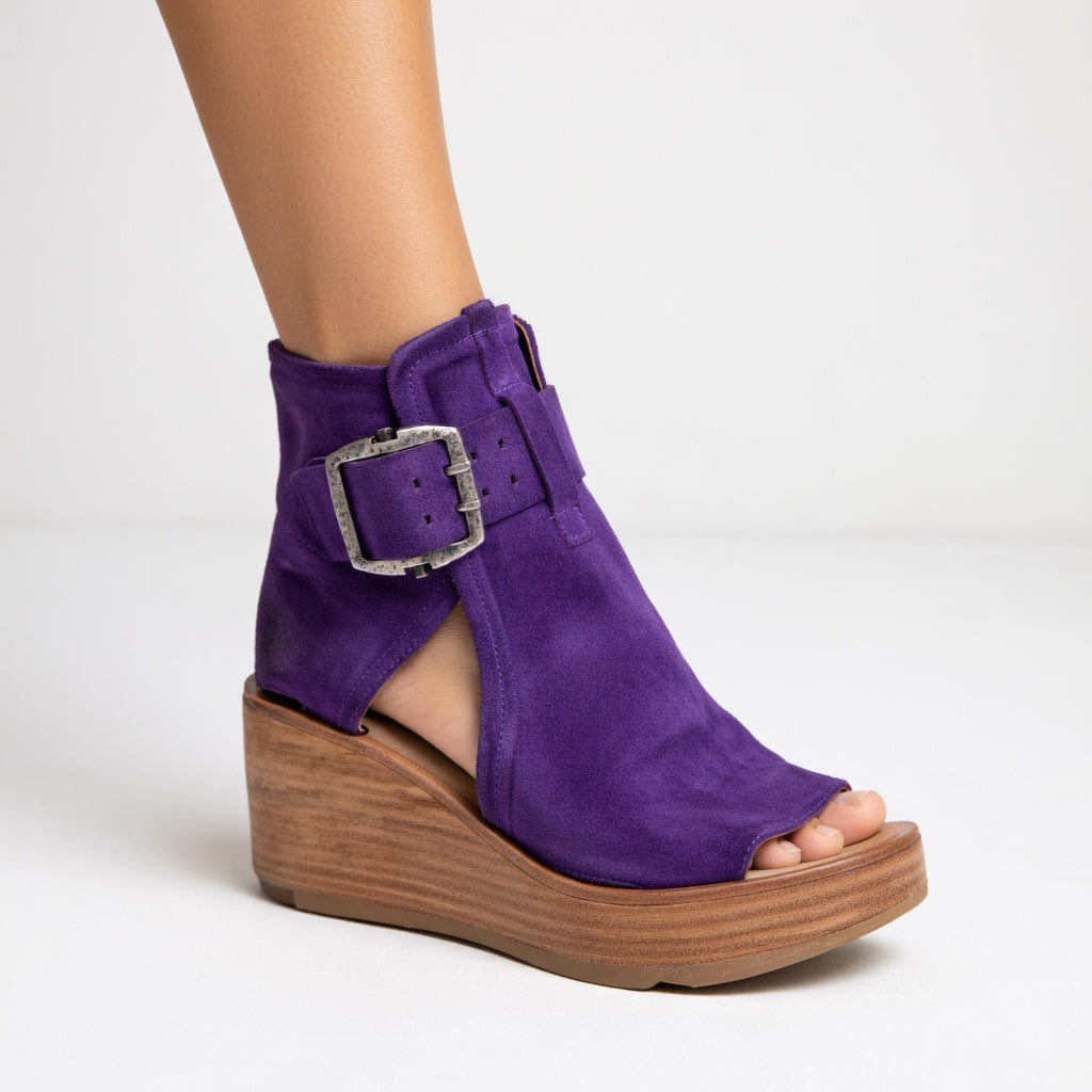 Orélisse™ - Offene Keil-Stiefeletten im modernen Stil