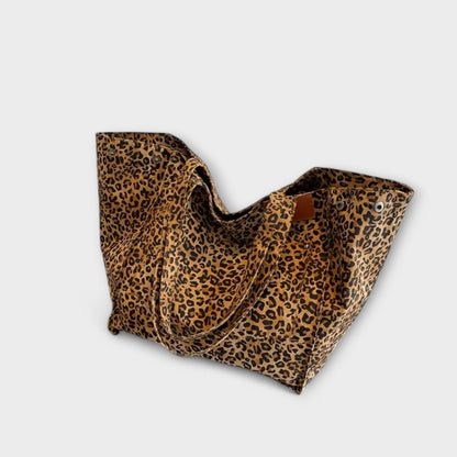 Nora. - Elegante Umhängetasche mit Leopardenmuster