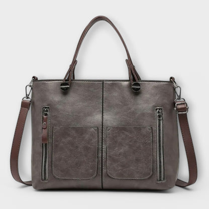 Nora. - Elegante Lederhandtasche