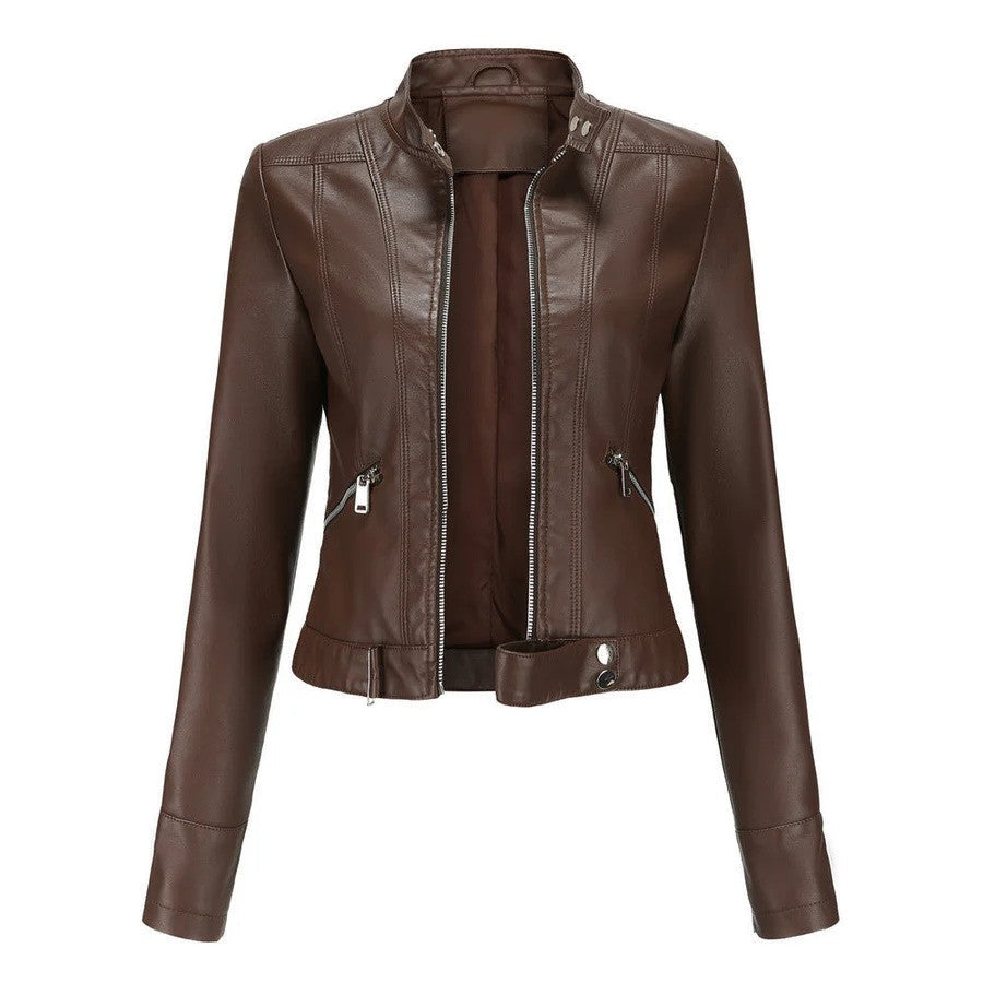 Damen Winterjacke Taillierte Passform Reißverschluss